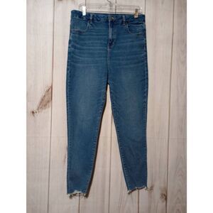 American Eagle Jeggings Ladies 14 Short Raw‎ Hem High Rise